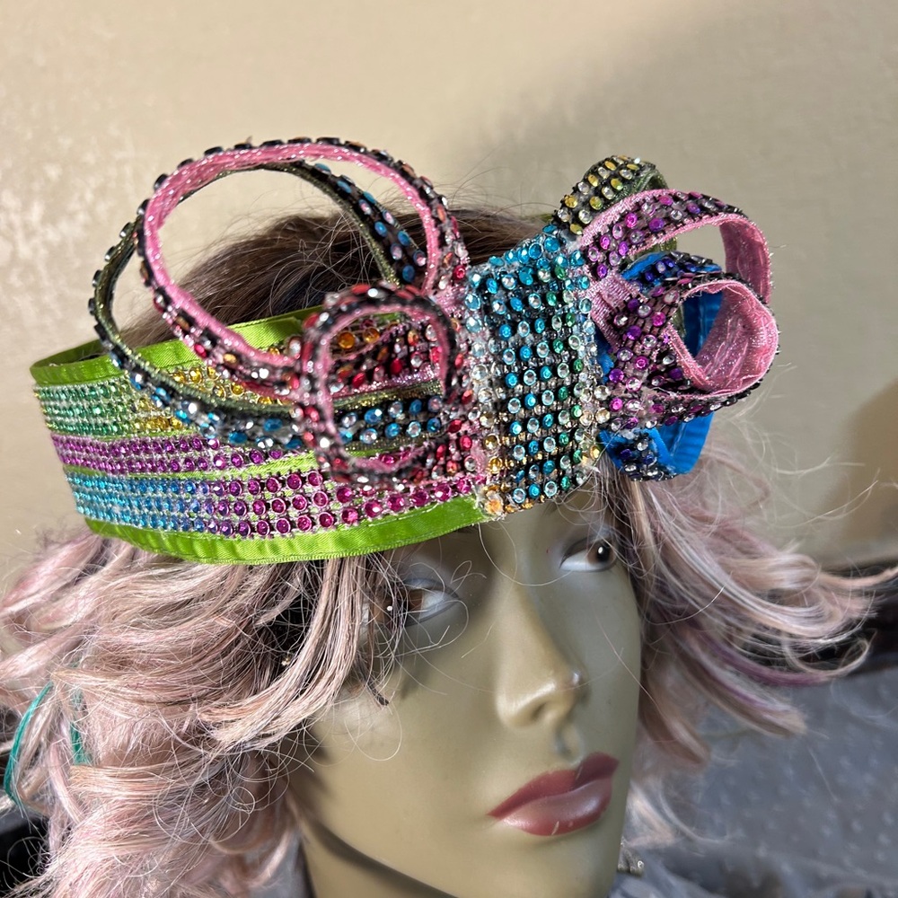 Multicolor Rhinestone Headband - Picture 2 of 11